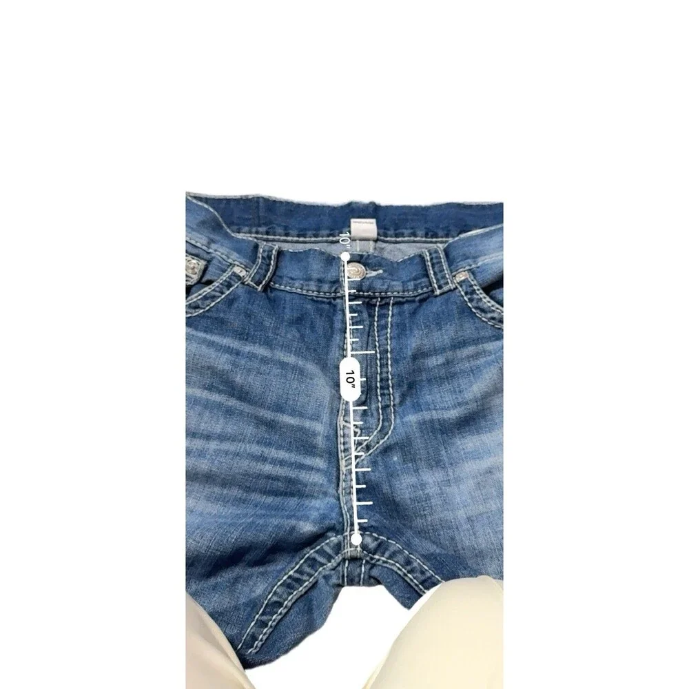 True Religion Big T Natural W/Flap Stitch Straight Leg Jean Men’s Size 38 Cotton
